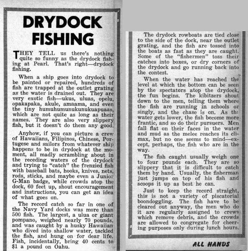 dry dock fishing